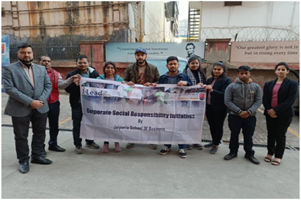 CSR Initiative at Jaipuria School of Business Ghaziabad