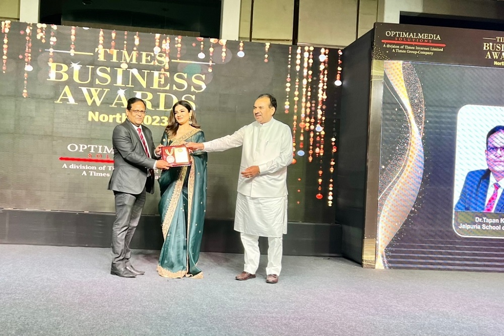 Award of Excellence in Management Education by Times Business Award, North Zone 2023