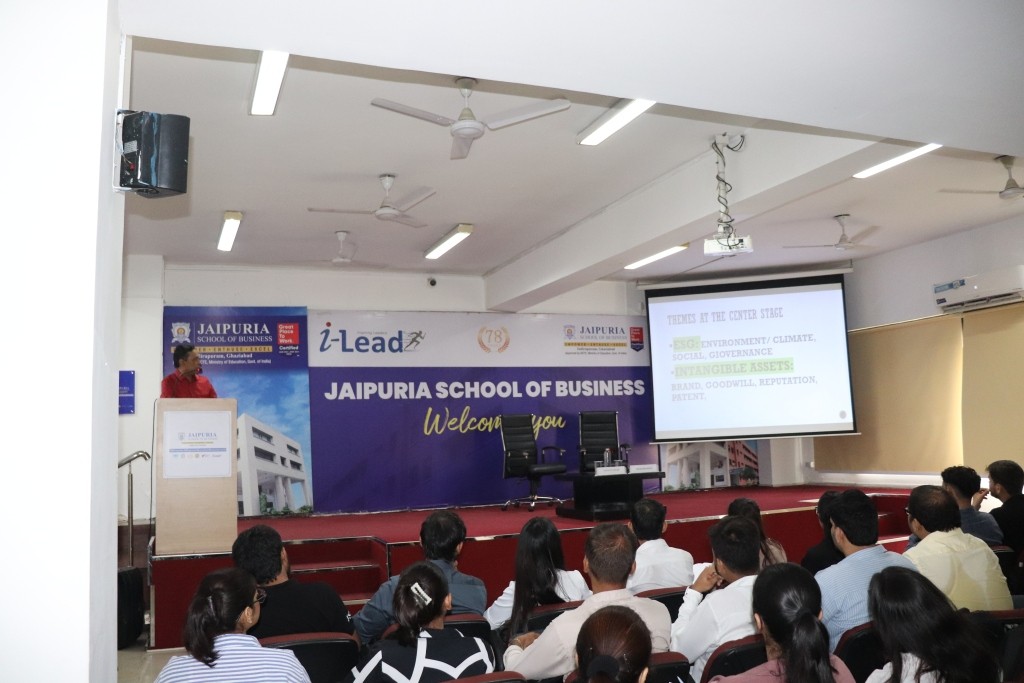 Special Lecture on ‘The Irrelevance of Accounting: Rise of Intangibles